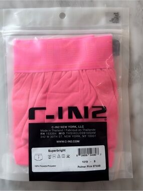 C-IN2 Superbright Men's Hot Pink Stretch Boxer Briefs